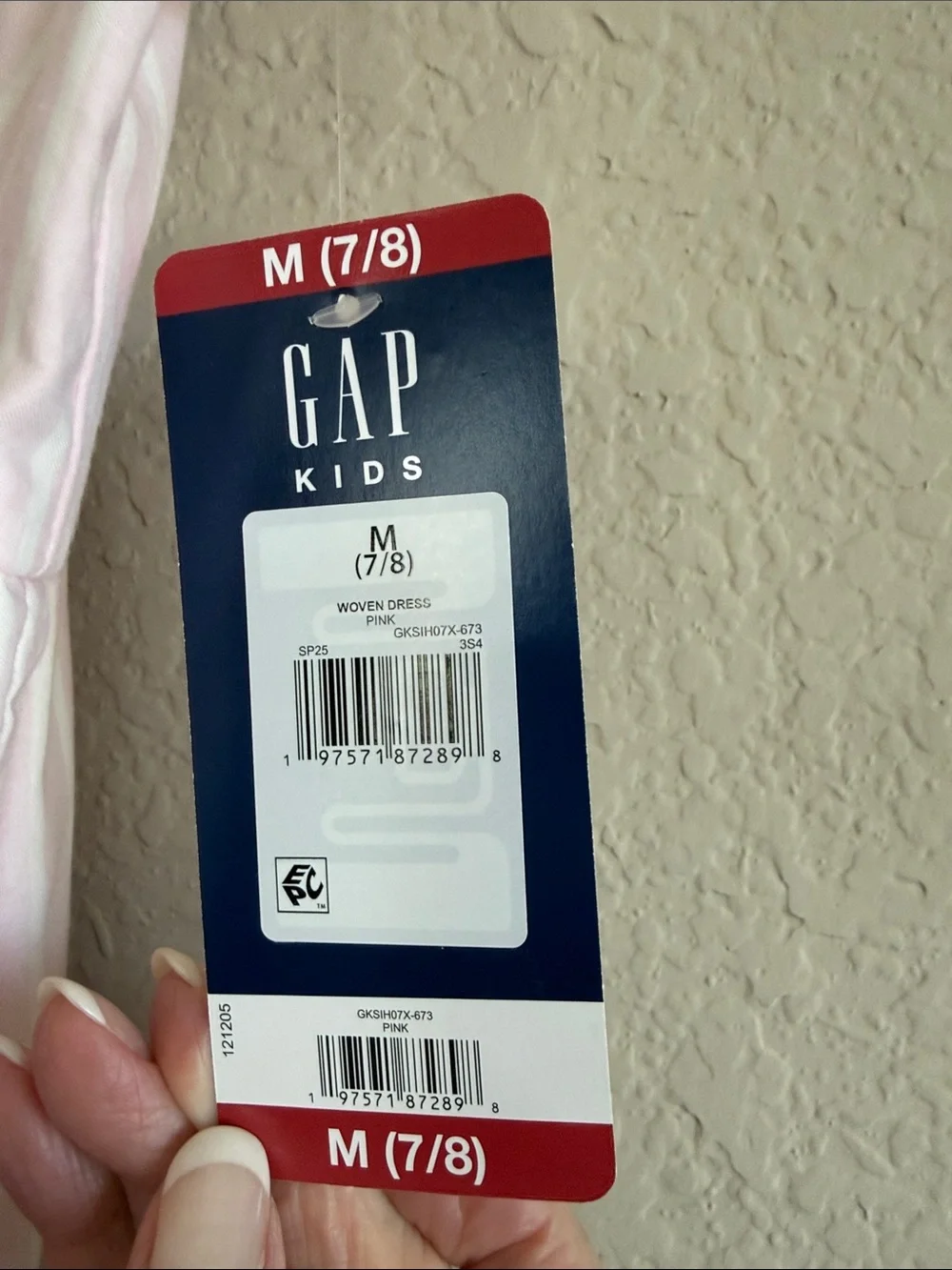 GAP Pink Eyelet Flutter-Sleeve Girls Dress